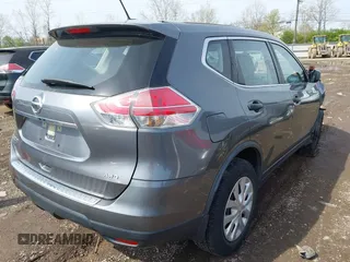 2016 Nissan Rogue S with VIN JN8AT2MV3GW143954, listed as a IAAI auction lot 42052350 with 95,793 mi miles. Bid and sale history available at carsss.com. Image 4.