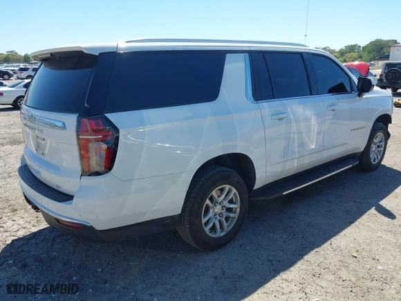 2022 Chevrolet Suburban LT with VIN 1GNSKCKDXNR247122, listed as a IAAI auction lot 41837555 with 77,954 mi miles. Bid and sale history available at carsss.com. Image 4.