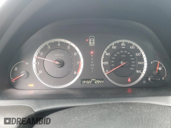 2009 Honda Accord LX-P z VIN 1HGCP26439A160381, wystawiony jako Copart lot #60376645 z przebiegiem 134 322 mil mil oraz Czysty tytuł • Clean title. Historia ofert i sprzedaży dostępna na DreamBid. Obrazek 9.