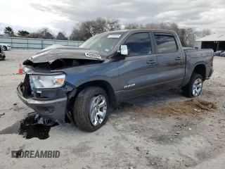 2019 Ram 1500 Big Horn z VIN 1C6SRFFT8KN719898, wystawiony jako Copart lot #47232875 z przebiegiem 68 637 mil mil oraz Szkoda całkowita • Salvage title. Historia ofert i sprzedaży dostępna na DreamBid. Obrazek 1.