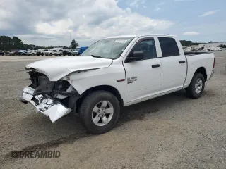 2019 Ram 1500 Tradesman z VIN 1C6RR7KM6KS725316, wystawiony jako Copart lot #57551315 z przebiegiem 62 732 mil mil oraz Szkoda całkowita • Salvage title. Historia ofert i sprzedaży dostępna na DreamBid. Obrazek 1.