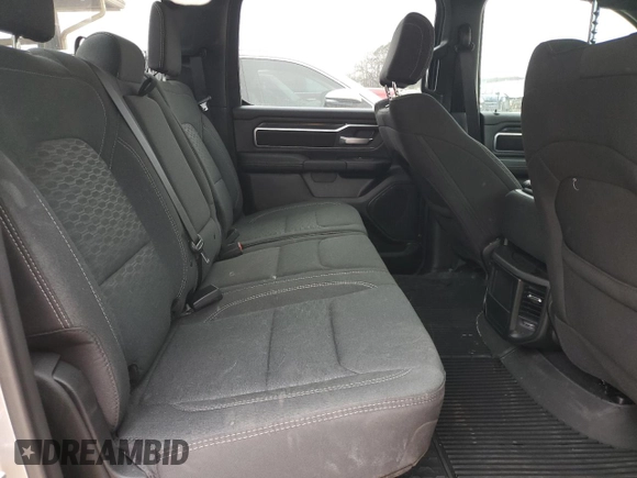 2025 Ram 1500 Big Horn with VIN 1C6RRFFG5SN509938, listed as a Copart auction lot 45376955 with 8,209 mi miles and Salvage Title. Bid and sale history available at carsss.com. Image 10.