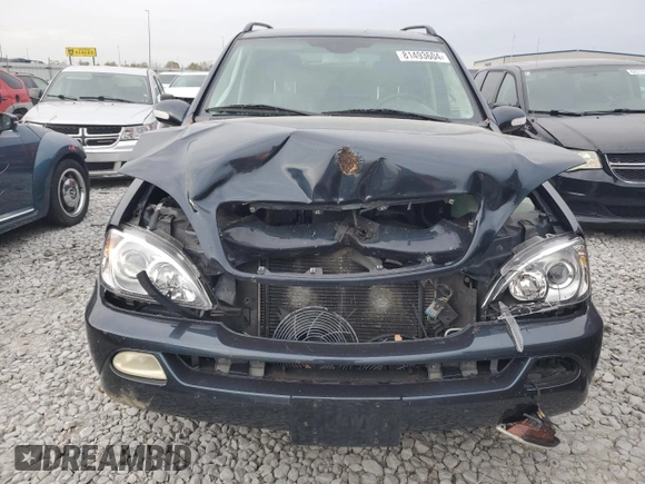 2002 Mercedes-Benz M-Class with VIN 4JGAB54E62A292019, listed as a Copart auction lot 81493604 with 305,098 mi miles and Salvage Title. Bid and sale history available at carsss.com. Image 5.
