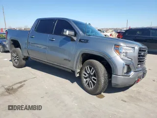 2021 GMC Sierra 1500 AT4 with VIN 3GTP9EED7MG366035, listed as a Copart auction lot 46640235 with 51,547 mi miles and Salvage Title. Bid and sale history available at carsss.com. Image 4.