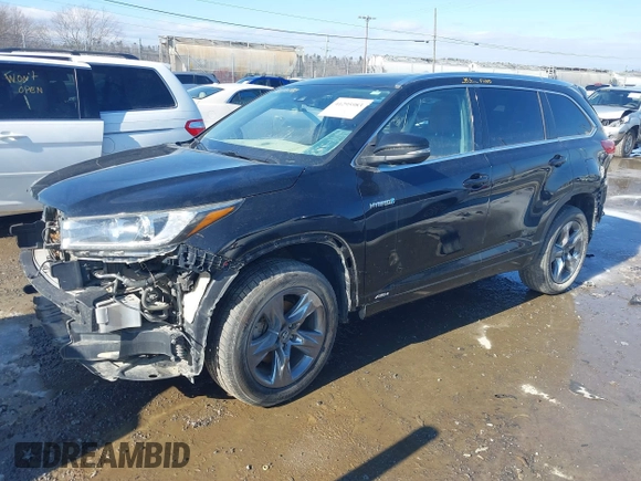 2018 Toyota Highlander Hybrid Limited z VIN 5TDDGRFH1JS047468, wystawiony jako IAAI lot #41295983 z przebiegiem Nie podano mil oraz . Historia ofert i sprzedaży dostępna na DreamBid. Obrazek 2.