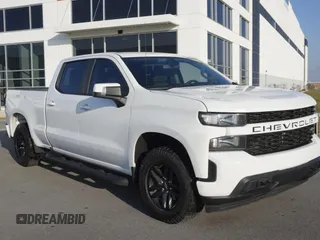 2021 Chevrolet Silverado 1500 Work Truck with VIN 1GCUYAEF7MZ143140, listed as a Copart auction lot 44387905 with 50,449 mi miles and Clean Title. Bid and sale history available at DreamBid. Image 1.