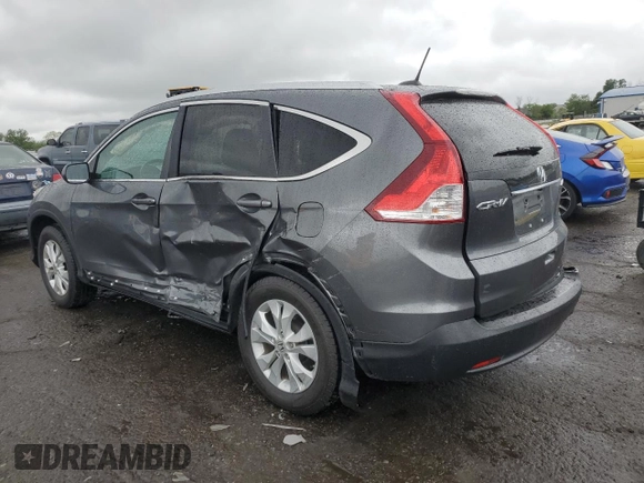 2013 Honda CR-V EX-L z VIN 2HKRM4H77DH617781, wystawiony jako Copart lot #57979735 z przebiegiem 54 382 mil mil oraz Szkoda całkowita • Salvage title. Historia ofert i sprzedaży dostępna na DreamBid. Obrazek 2.