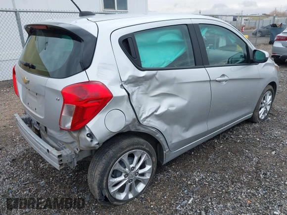 2022 Chevrolet Spark 1LT with VIN KL8CD6SA6NC012291, listed as a IAAI auction lot 41436651 with 58,597 mi miles. Bid and sale history available at carsss.com. Image 4.