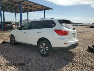 2017 Nissan Pathfinder SV z VIN 5N1DR2MN4HC657799, wystawiony jako Copart lot #58444065 z przebiegiem 90 473 mil mil oraz Szkoda całkowita • Salvage title. Historia ofert i sprzedaży dostępna na DreamBid. Obrazek 2.