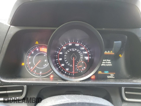 2023 Hyundai Elantra SEL with VIN KMHLM4AG1PU393235, listed as a Copart auction lot 53298915 with 52,403 mi miles and Salvage title. Bid and sale history available at DreamBid. Image 9.