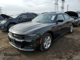 2023 Dodge Charger SXT with VIN 2C3CDXBG8PH697710, listed as a Copart auction lot 42618775 with 2,501 mi miles and Salvage Title. Bid and sale history available at carsss.com. Image 1.