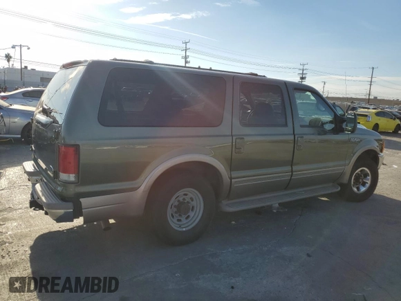 2001 Ford Excursion Limited with VIN 1FMNU42S71EA39829, listed as a Copart auction lot 79094054 with 405,339 mi miles and Salvage title. Bid and sale history available at DreamBid. Image 3.