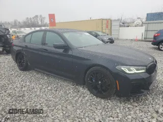 2023 BMW 5 Series 530i xDrive with VIN WBA13BJ0XPWY20712, listed as a Copart auction lot 86109994 with 9,489 mi miles and Salvage Title. Bid and sale history available at DreamBid. Image 4.