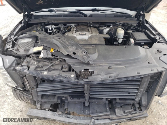 2018 Cadillac Escalade Platinum with VIN 1GYS4DKJ7JR269551, listed as a Copart auction lot 46816595 with 130,772 mi miles and Salvage Title. Bid and sale history available at carsss.com. Image 14.