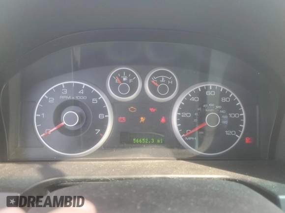 2007 Ford Fusion SE with VIN 3FAHP07167R150742, listed as a Copart auction lot 44238875 with 56,652 mi miles and Salvage Title. Bid and sale history available at DreamBid. Image 9.