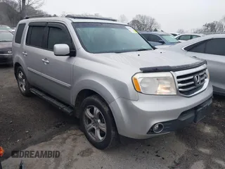 2013 Honda Pilot EX-L with VIN 5FNYF3H75DB012205, listed as a IAAI auction lot 41797084 with 181,577 mi miles and . Bid and sale history available at DreamBid. Image 1.