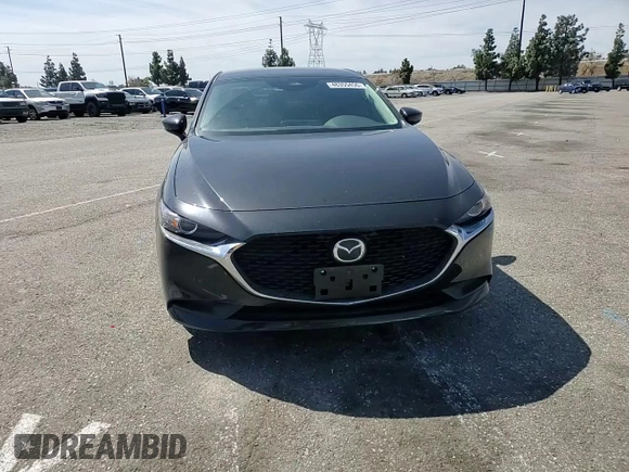 2025 Mazda 3 S with VIN 3MZBPAAM0SM453639, listed as a Copart auction lot 48355455 with 3,589 mi miles and Salvage Title. Bid and sale history available at DreamBid. Image 10.