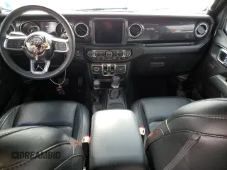 2022 Jeep Wrangler Unlimited Sahara with VIN 1C4HJXEN9NW191371, listed as a Copart auction lot 44553585 with 38,167 mi miles and Salvage title. Bid and sale history available at DreamBid. Image 8.