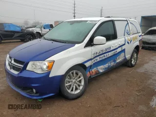 2019 Dodge Grand Caravan SXT with VIN 2C7WDGCG9KR698183, listed as a Copart auction lot 42908394 with 115,950 mi miles and Salvage Title. Bid and sale history available at DreamBid. Image 1.