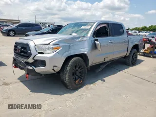 2021 Toyota Tacoma SR with VIN 5TFAX5GN2MX193408, listed as a Copart auction lot 57610355 with 51,557 mi miles and Salvage title. Bid and sale history available at DreamBid. Image 1.