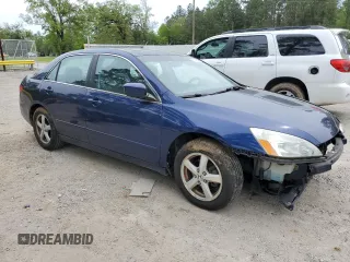 2005 Honda Accord EX with VIN 1HGCM567X5A079182, listed as a Copart auction lot 50696665 with 186,410 mi miles and Salvage Title. Bid and sale history available at DreamBid. Image 4.