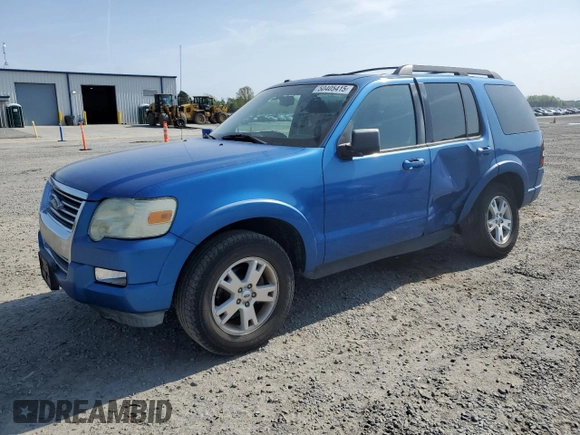 2010 Ford Explorer XLT with VIN 1FMEU7DE7AUA67967, listed as a Copart auction lot 50405415 with 71,297 mi miles and Salvage Title. Bid and sale history available at carsss.com. Image 1.