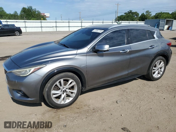 2018 Infiniti QX30 ESSENTIAL with VIN SJKCH5CP4JA003231, listed as a Copart auction lot 57052724 with 56,157 mi miles and Non Repairable. Bid and sale history available at carsss.com. Image 1.