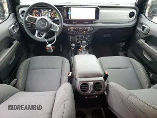 2024 Jeep Wrangler Sahara with VIN 1C4PJXEG5RW345092, listed as a Copart auction lot 59493845 with 669 mi miles and Clean title. Bid and sale history available at DreamBid. Image 8.