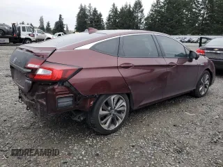 2018 Honda Clarity Plug-In Hybrid with VIN JHMZC5F10JC023952, listed as a Copart auction lot 87319574 with 43,935 mi miles and Salvage Title. Bid and sale history available at carsss.com. Image 3.