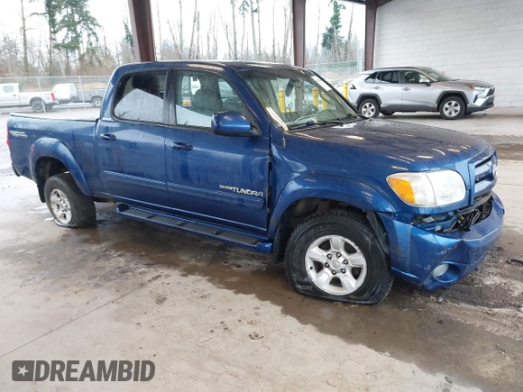 2006 Toyota Tundra Limited with VIN 5TBDT48166S510624, listed as a IAAI auction lot 41210260 with 208,006 mi miles and . Bid and sale history available at DreamBid. Image 1.