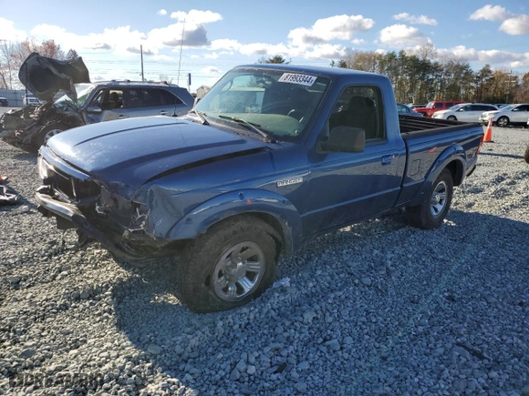 2008 Ford Ranger XL with VIN 1FTYR10U58PB08666, listed as a Copart auction lot 81993344 with 139,813 mi miles and Salvage Title. Bid and sale history available at carsss.com. Image 1.
