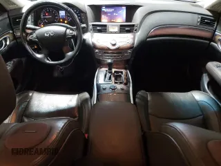 2011 Infiniti M with VIN JN1AY1AR1BM570667, listed as a Copart auction lot 74661744 with 179,340 mi miles and Salvage Title. Bid and sale history available at DreamBid. Image 8.
