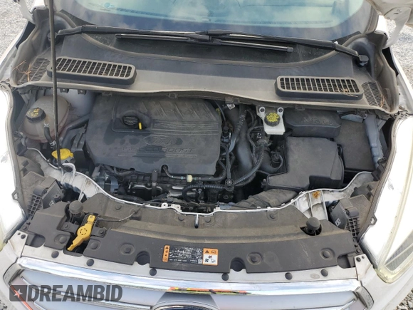 2017 Ford Escape SE with VIN 1FMCU0GD6HUB48986, listed as a Copart auction lot 43915415 with 122,465 mi miles and Salvage Title. Bid and sale history available at DreamBid. Image 13.
