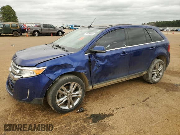 2013 Ford Edge Limited with VIN 2FMDK4KC5DBA74296, listed as a Copart auction lot 48298685 with 256,256 mi miles and Clean Title. Bid and sale history available at carsss.com. Image 1.
