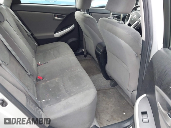 2012 Toyota Prius One with VIN JTDKN3DU0C5452398, listed as a IAAI auction lot 42195125 with 223,632 mi miles. Bid and sale history available at carsss.com. Image 8.