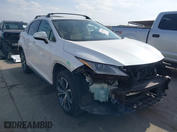 2017 Lexus RX with VIN 2T2BGMCA6HC019097, listed as a IAAI auction lot 41593480 with 58,090 mi miles. Bid and sale history available at carsss.com. Image 1.