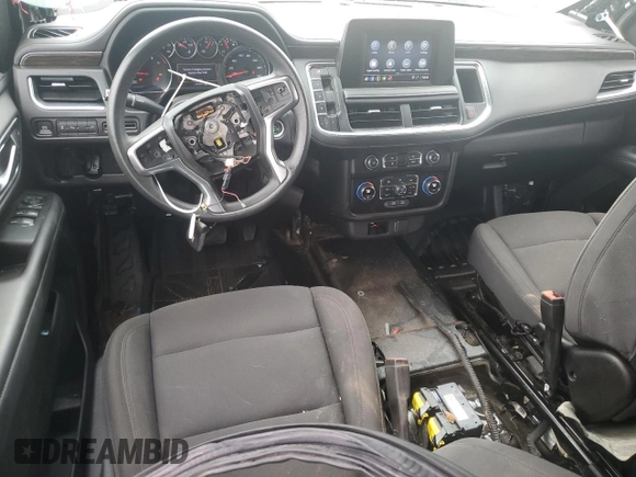 2022 Chevrolet Tahoe Commercial z VIN 1GNSKLED4NR218484, wystawiony jako Copart lot #59113605 z przebiegiem 23 845 mil mil oraz Szkoda całkowita • Salvage title. Historia ofert i sprzedaży dostępna na DreamBid. Obrazek 8.