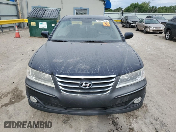 2011 Hyundai Azera GLS with VIN KMHFC4DD0BA533321, listed as a Copart auction lot 55965045 with 109,559 mi miles and Salvage title. Bid and sale history available at DreamBid. Image 5.