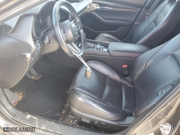 2019 Mazda Mazda3 Hatchback w/Premium Pkg with VIN JM1BPANM4K1145514, listed as a Copart auction lot 45699435 with 77,710 mi miles and Salvage Title. Bid and sale history available at carsss.com. Image 7.