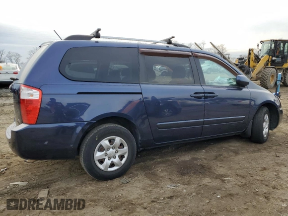 2009 Kia Sedona LX with VIN KNDMB233396298759, listed as a Copart auction lot 42499505 with 141,899 mi miles and Salvage Title. Bid and sale history available at carsss.com. Image 3.