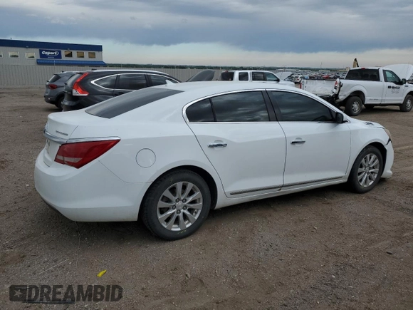 2014 Buick LaCrosse with VIN 1G4GA5GRXEF176101, listed as a Copart auction lot 56921125 with 144,777 mi miles and Salvage title. Bid and sale history available at DreamBid. Image 3.