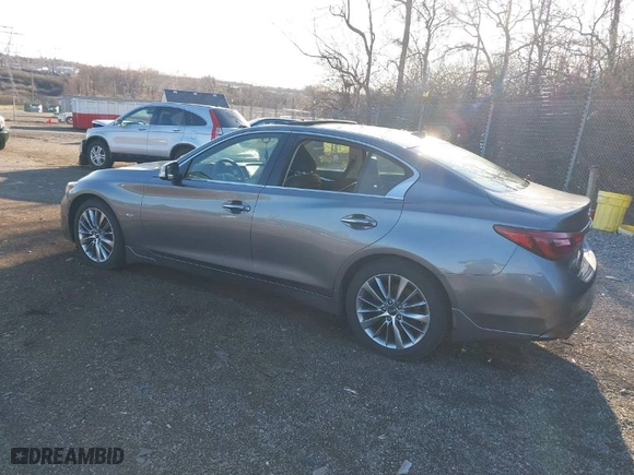 2018 Infiniti Q50 3.0t SPORT with VIN JN1EV7AR4JM437509, listed as a IAAI auction lot 41856195 with 127,473 mi miles. Bid and sale history available at carsss.com. Image 3.