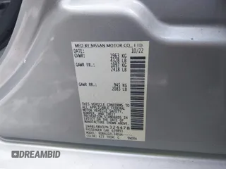 2023 Nissan Altima S with VIN 1N4BL4BV1PN324478, listed as a IAAI auction lot 41309185 with 63,869 mi miles and . Bid and sale history available at carsss.com. Image 9.