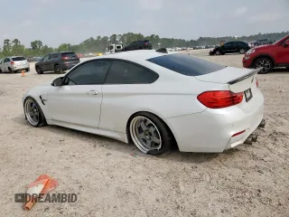 2015 BMW M4 with VIN WBS3R9C5XFK332533, listed as a Copart auction lot 57030615 with 97,739 mi miles and Salvage title. Bid and sale history available at DreamBid. Image 2.