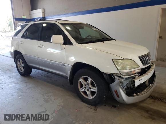 2002 Lexus RX 300 with VIN JTJHF10U720267677, listed as a Copart auction lot 74629634 with 190,105 mi miles and Salvage Title. Bid and sale history available at carsss.com. Image 4.