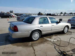 2010 Mercury Grand Marquis LS with VIN 2MEBM7FV0AX602472, listed as a Copart auction lot 72833864 with 73,376 mi miles and Salvage Title. Bid and sale history available at carsss.com. Image 3.