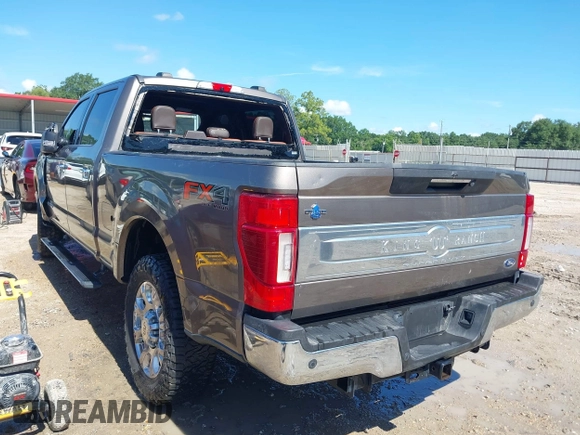 2021 Ford F-250 XL with VIN 1FT7W2BT3MEC77914, listed as a IAAI auction lot 42584751 with 72,578 mi miles and . Bid and sale history available at DreamBid. Image 3.