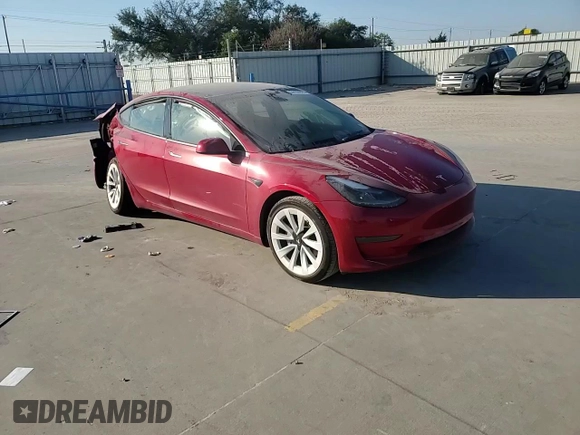 2023 Tesla Model 3 with VIN 5YJ3E1EA1PF468434, listed as a Copart auction lot 74127924 with Not provided miles and Salvage title. Bid and sale history available at DreamBid. Image 11.