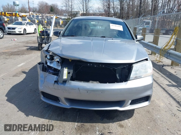 2013 Dodge Avenger SE V6 with VIN 1C3CDZAG2DN696519, listed as a IAAI auction lot 41705189 with 154,573 mi miles and . Bid and sale history available at DreamBid. Image 12.