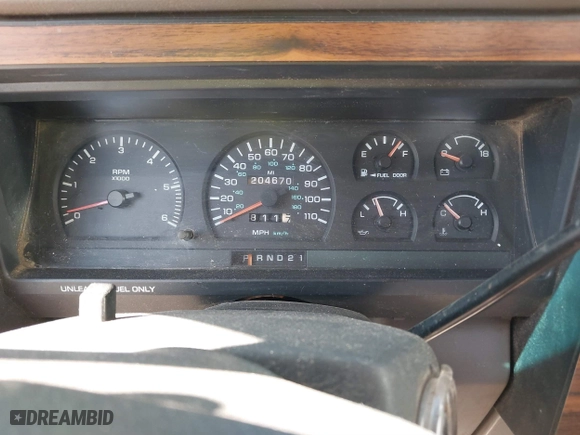 1995 Dodge Dakota with VIN 1B7GL23X3SS144109, listed as a IAAI auction lot 41767996 with 204,670 mi miles. Bid and sale history available at carsss.com. Image 7.